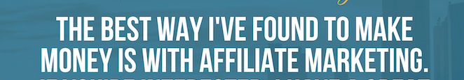 Make Money With Affiliate Marketing 